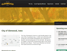 Tablet Screenshot of cityofglenwood.org